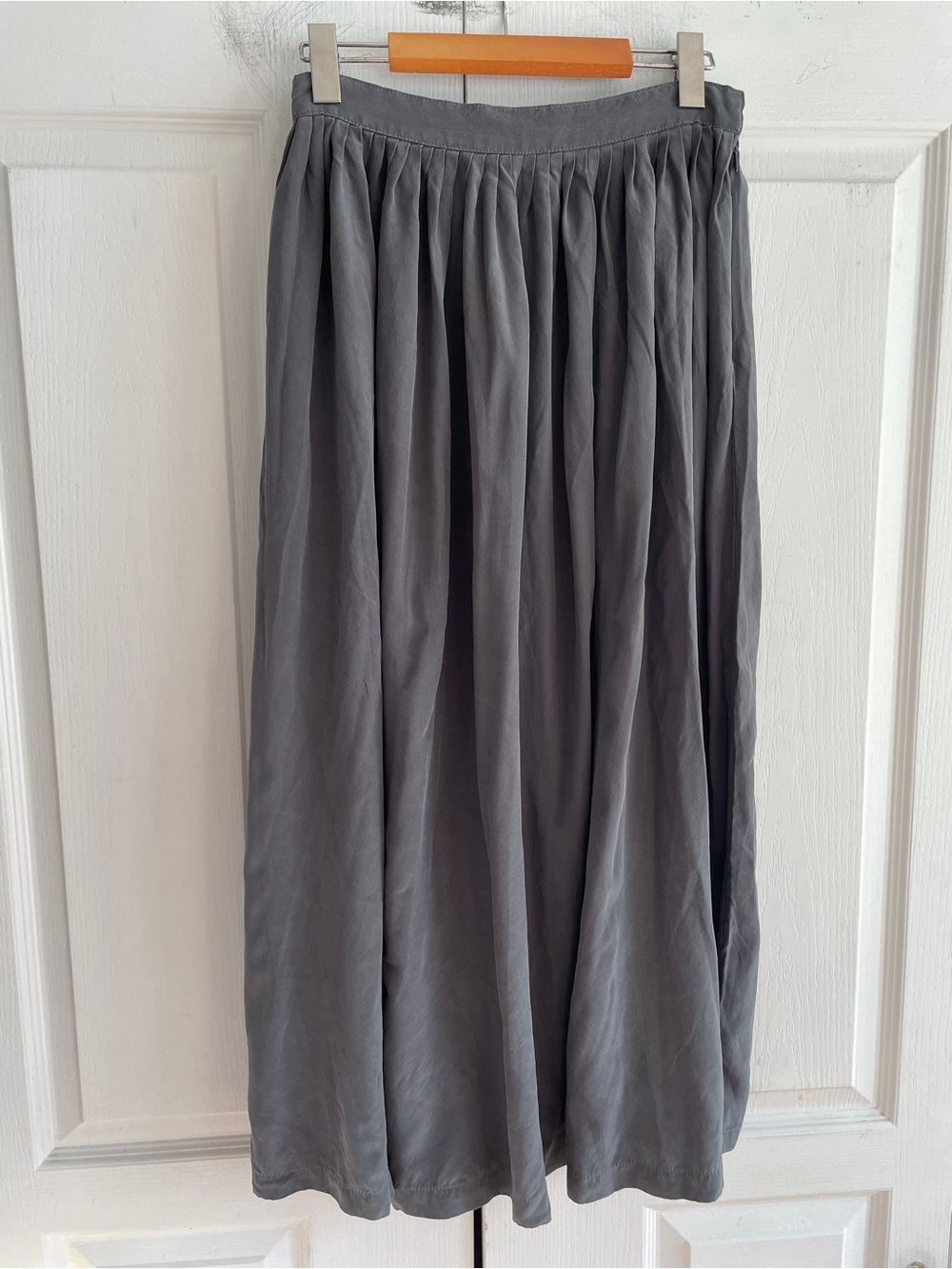 Sandwashed SILK MAXI SKIRT SIZE 8
